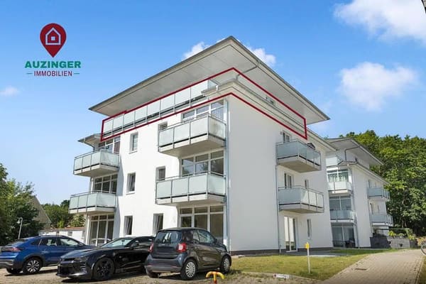 Immobilie in Röbel/Müritz - Exklusive Penthouse-Wohnung mit traumhaftem Hafenblick - Erstbezug in bester Lage von Röbel/Müritz - Bild 3