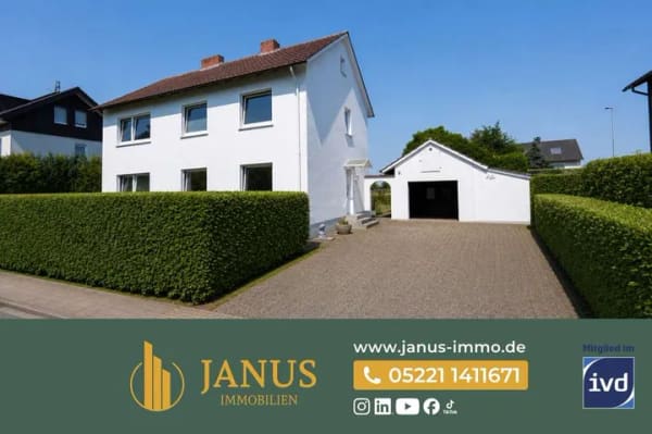 Immobilie in Spenge - Großzügiges Zweifamilienhaus mit 889 m² Grundstück, Garage & Wintergarten - Bild 0
