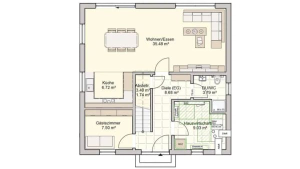 Immobilie in Rüdesheim - Neubau-Stadtvilla mit Grundstück in 55593 Rüdesheim - Bild 2