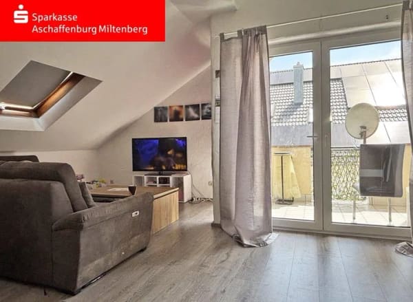Immobilie in Klingenberg am Main - Schicke Dachgeschosswohnung in Röllfeld - Bild 0