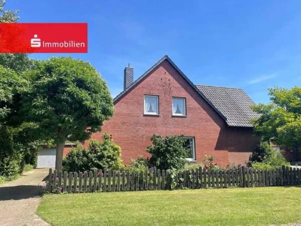 Immobilie in Sulingen - +++ Familienfreundliches Einfamilienhaus mit Garage und großem Garten in Vorwerk +++ - Bild 0