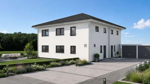 Immobilie in Rüdesheim - Schlüsselfertiges Doppelhaus mit Grundstück in 55593 Rüdesheim - Bild 1