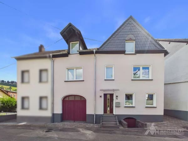 Immobilie in Traben-Trarbach - Einfamilienhaus in 56841 Wolf | ca. 177 m² Wohnfläche | 4ZK2B |saniert | Panoramablick - Bild 1