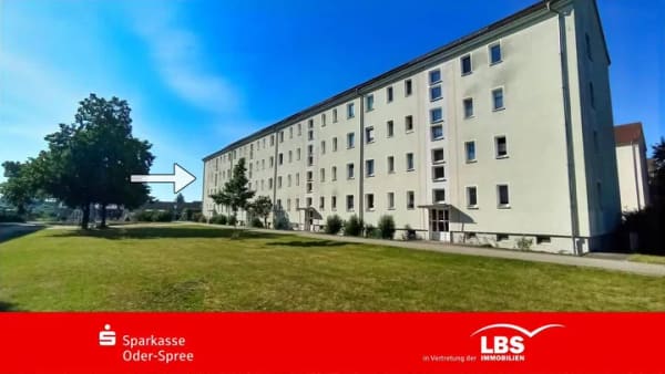 Immobilie in Eisenhüttenstadt - Top! Gepflegte 3-Raum Wohnung mit Balkon - Bild 0