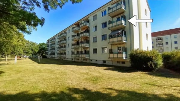 Immobilie in Eisenhüttenstadt - Top! Gepflegte 3-Raum Wohnung mit Balkon - Bild 3