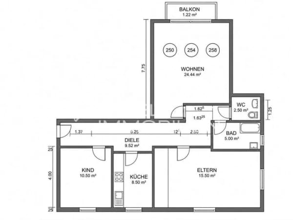 Immobilie in Eberdingen - Charmante 3,5-Zimmer-Wohnung in Hochdorf - Modernes Wohnen mit Fernblick und Komfort - Bild 1