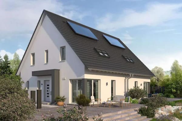 Immobilie in Glött - Modernes Doppelhaus Double 4 - Raumwunder mit Ausbaupotenzial - Bild 0