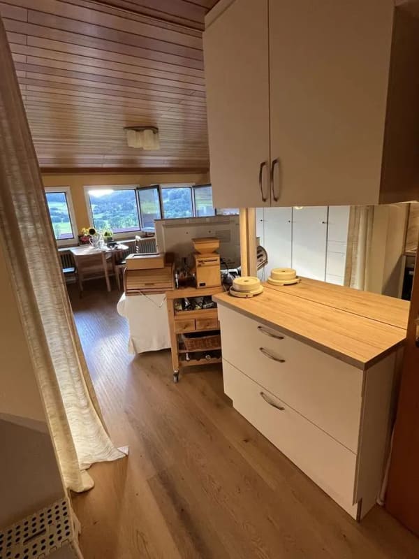 Immobilie in Bernau im Schwarzwald - Bergpanorama pur !  Studiowohnung mit Einbauküche provisionsfrei in Bernau - Bild 3