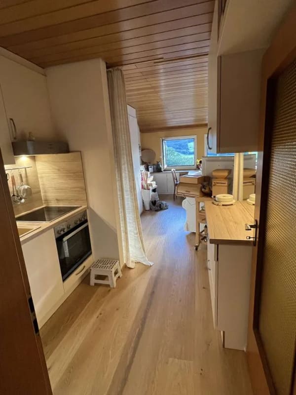 Immobilie in Bernau im Schwarzwald - Bergpanorama pur !  Studiowohnung mit Einbauküche provisionsfrei in Bernau - Bild 4