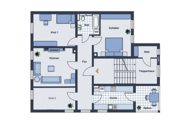 Immobilie in Hartmannsdorf - Hartmannsdorf • Eigentumswohnung • 4 Zimmer • mit Balkon • selbst nutzen! • ab sofort verfügbar - Bild 1