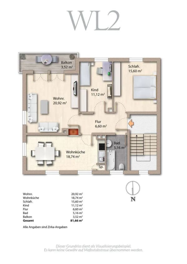 Immobilie in Höhenkirchen-Siegertsbrunn - PROVISIONSFREI! Vermietete 3-Zimmerwohnung mit Balkon in Höhenkirchen-Siegertsbrunn - Bild 1