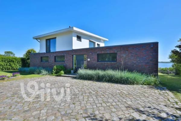 Immobilie in Stolpe auf Usedom - Architektenhaus auf Usedom in Traumlage: 157 m², Pool, Wasserlage, großes Grundstück, Bootsanleger - Bild 0