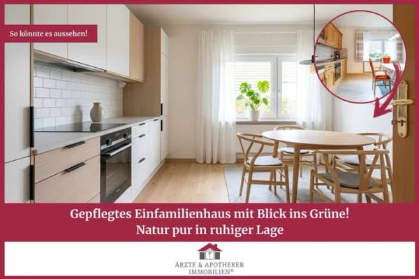 Immobilie in Westoverledingen - Gepflegtes Einfamilienhaus mit Blick ins Grüne - Natur pur in ruhiger Lage - Bild 0