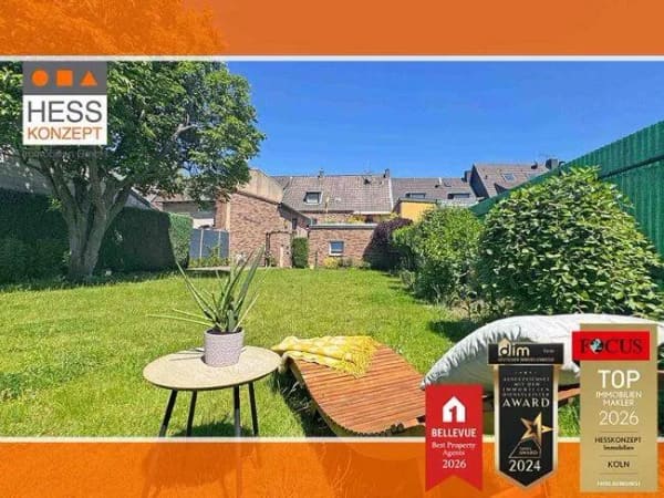 Immobilie in Hürth - PROFI-FILM anschauen: 2-Familienhaus mit großem Innenhof, toller Dachterrasse + 2 Garagen. Das Erdgeschoss sogar vermietet! - Bild 0