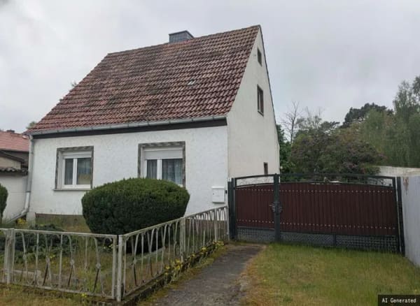 Immobilie in Löwenberger Land - Aus Alt mach Neu – Kleines Einfamilienhaus mit großem Grundstück - Bild 0