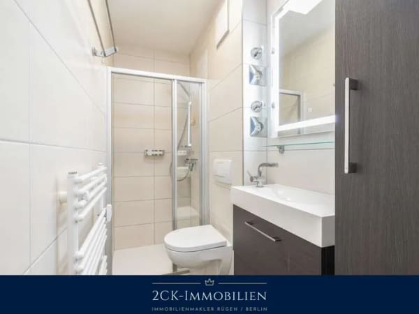 Immobilie in Mönchgut - Middelhagen: 2-Zimmer-Wohnung (39 m²) mit Süd-Terrasse und Garten. Erst- oder Zweitwohnsitz möglich! - Bild 4