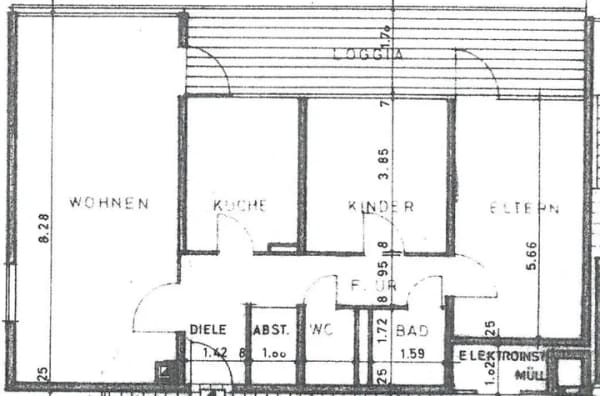Immobilie in Unterhaching - Großzügige 3-Zimmer Wohnung mit Loggia - Bild 2