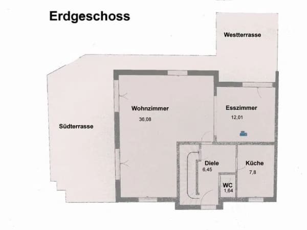Immobilie in Baierbrunn - Buchenhain, Idyll im Grünen: Doppelhaushälfte mit vier Zimmern, Garage und überdachtem Pool - Bild 2