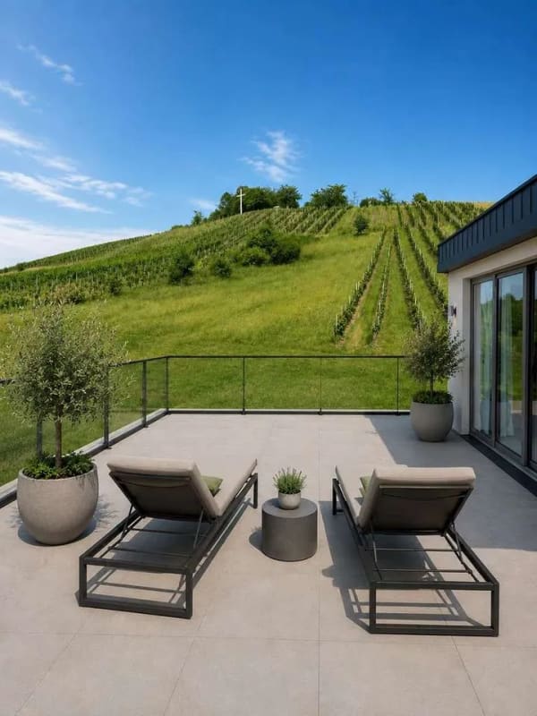 Immobilie in Wiltingen - Modern.Silvoll.Einladend. Das Traumhaus mit unverbaubaren Blick auf die Weinberge!  - Bild 1