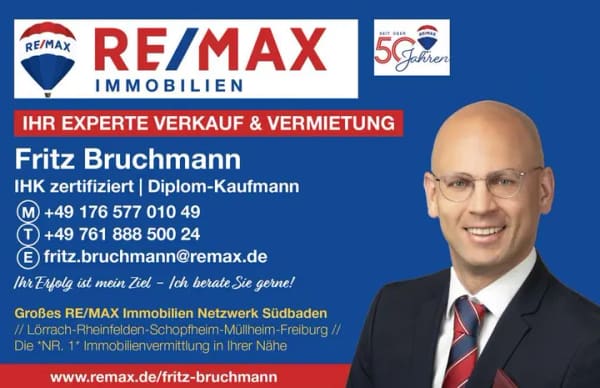 Immobilie in Hasel - Traumhaft große vermietete 5-Zimmer-Wohnung im 1. OG mit Balkon/Terrasse u. Zugang zu eigenem Garten - Bild 3