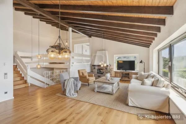 Immobilie in Lemberg - Außergewöhnliches Einfamilienhaus in Split-Level-Bauweise mit Panoramablick über den Pfälzerwald - Bild 1