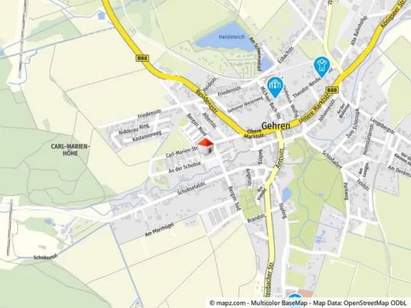 Immobilie in Ilmenau - *** günstige 4-Raum Wohnung in Gehren - Bild 1