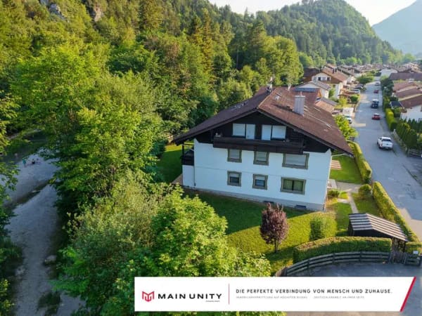 Immobilie in Kiefersfelden - Wohntraum in Kiefersfelden – lichtdurchflutet und direkt am Kieferbach - Bild 1
