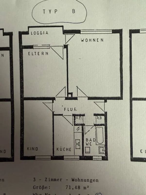 Immobilie in Rothenburg ob der Tauber - 3 Zimmer-ETW Rothenburg o.d.Tbr. - Bild 1