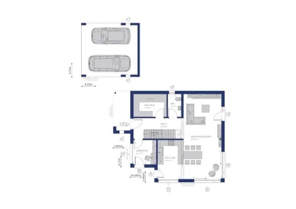 Immobilie in Stadecken-Elsheim - Hier ein NEUBAU mit  WOW-Effekt aus dem Hause Bien Zenker inkl. Grundstück - Bild 3