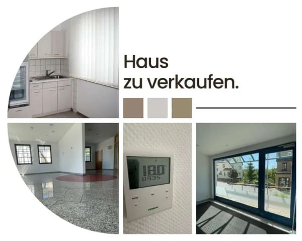 Immobilie in Burkhardtsdorf - Nahe Chemnitz | Haus zum Wohnen und Arbeiten zu verkaufen - Bild 1