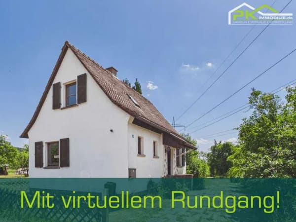 Immobilie in Kleinwallstadt - Charmantes Einfamilienhaus mit großer Terrasse, Garten und Gestaltungspotenzial in Kleinwallstadt - Bild 0