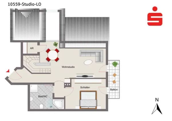 Immobilie in Abensberg - Charmantes Raumwunder  -  2-Zimmer-Maisonette-Wohnung in Abensberg-Offenstetten - Bild 2