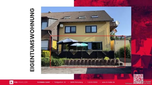 Immobilie in Herscheid - R.B. Makler: Gepflegte Erdgeschosswohnung mit Terrasse und Garage in Herscheid-Hüinghausen! - Bild 0