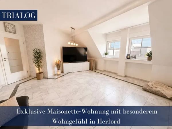 Immobilie in Herford - Exklusive Maisonette-Wohnung mit besonderem Wohngefühl in Herford - Bild 0