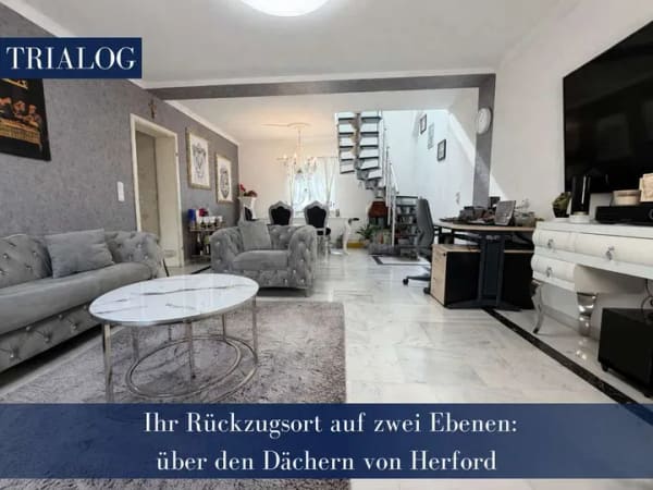 Immobilie in Herford - Ihr Rückzugsort auf zwei Ebenen: Über den Dächern von Herford - Bild 0