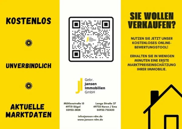Immobilie in Sögel - Energieeffizienzklasse A+! Modernisierte 3-Zimmer-Wohnung mit Garten und Terrasse! - Bild 3