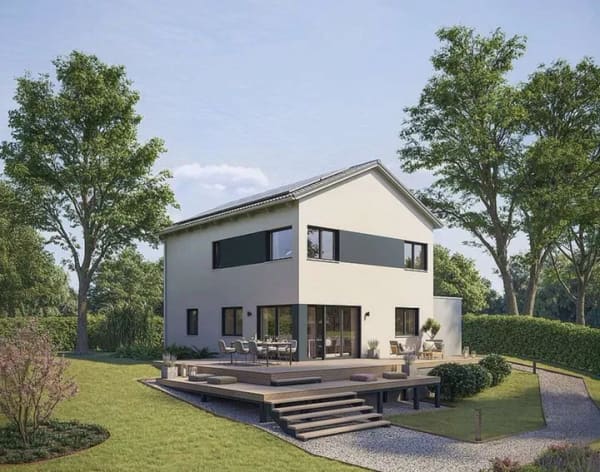 Immobilie in Heek - Exklusive Villa 142 von Hanse Haus - QNG-förderfähig bauen im Baugebiet Pfingsfeld in Heek - Bild 0