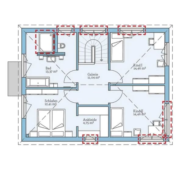 Immobilie in Heek - Exklusive Villa 142 von Hanse Haus - QNG-förderfähig bauen im Baugebiet Pfingsfeld in Heek - Bild 2