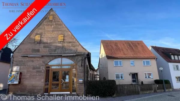 Immobilie in Cadolzburg - Historisches Anwesen mit Wohn-, Gewerbe-  Entwicklungspotenzial im Herzen von Cadolzburg - Bild 0