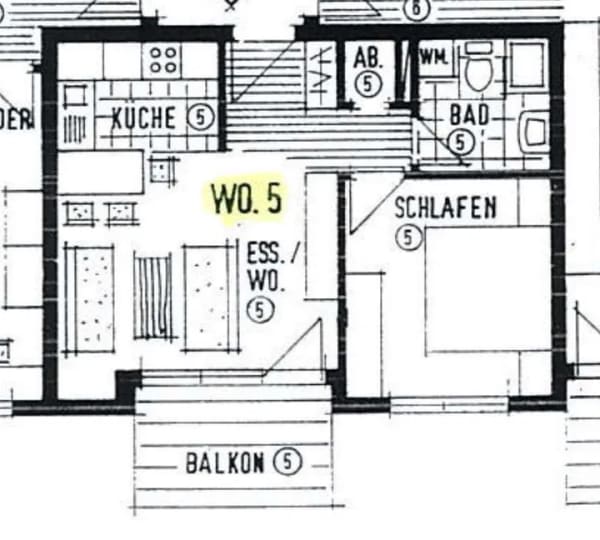 Immobilie in Kirchardt - 2,5 Zimmer Wohnung mit Balkon - Bild 0
