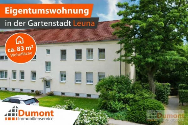 Immobilie in Leuna - 4-Zimmer-Eigentumswohnung in der Gartenstadt Leuna - ideal zur Eigennutzung oder Kapitalanlage - Bild 0