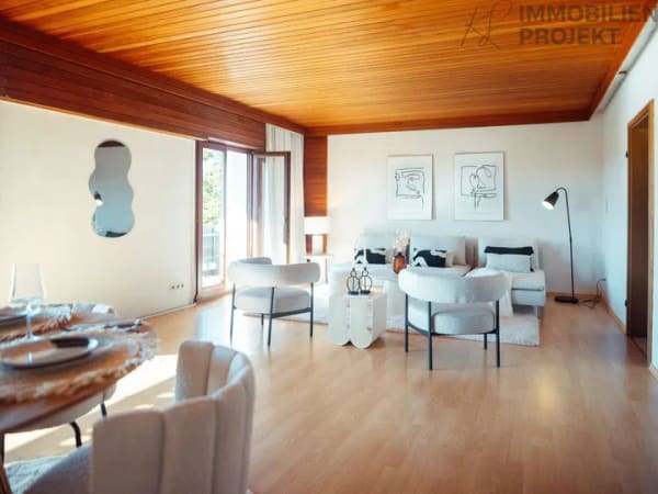 Immobilie in Bindlach - Gemütliche 4-Zimmer-Wohnung mit Balkon, Garten und Weitblick in Bindlach-Ramsenthal auf 150m² Fläche - Bild 4