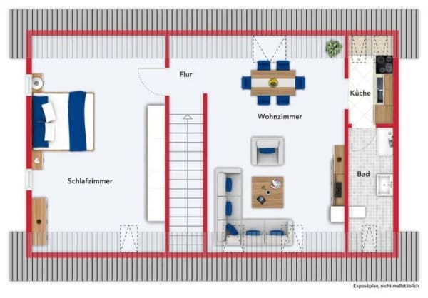 Immobilie in Mandelbachtal - Mandelbachtal: Ein- bis Zweifamilienhaus mit Garage, einseitig angebaut, in sehr guter Lage - Bild 3