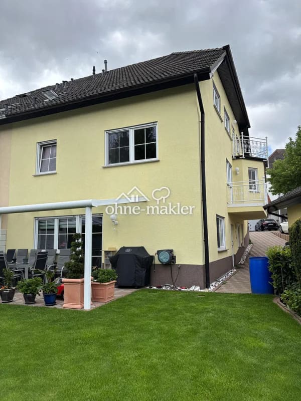 Immobilie in Dorsheim - Wunderschöne gelbe Doppelhaushälfte mit Gartenidylle“ - Bild 1