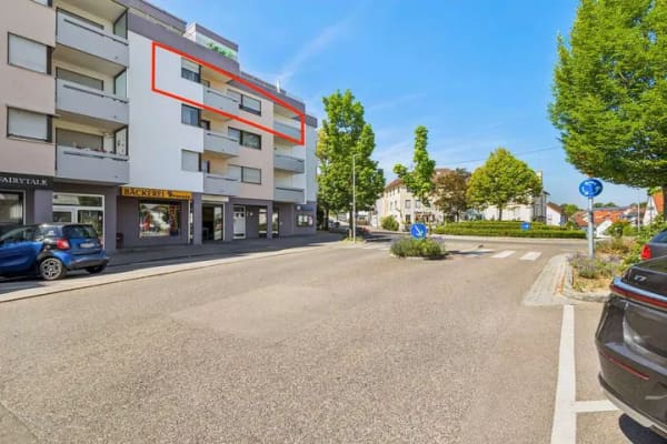 Immobilie in Kernen im Remstal - Traumhafte Fernsicht, zwei Balkone und Aufzug - 2-Zimmer Wohnung in Kernen im Remstal - Bild 1