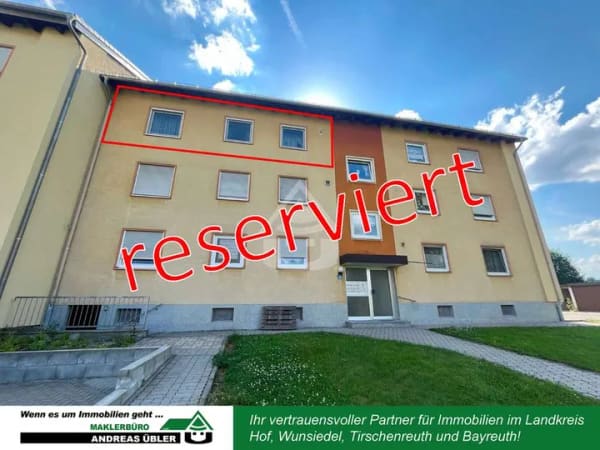 Immobilie in Kirchenlamitz - Attraktive Eigentumswohnung - sofort bezugsfrei - Bild 0