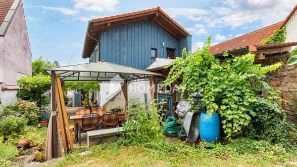 Immobilie in Bad Schönborn - Rustikaler Fachwerk-Charme trifft auf grüne Oase: Ihr neues Familienglück mit cleverem Extra - Bild 3