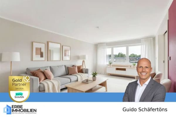 Immobilie in Bad Driburg - Lichtdurchflutete 4-Zimmer-Wohnung mit traumhaftem Blick auf die Iburg - Bild 0