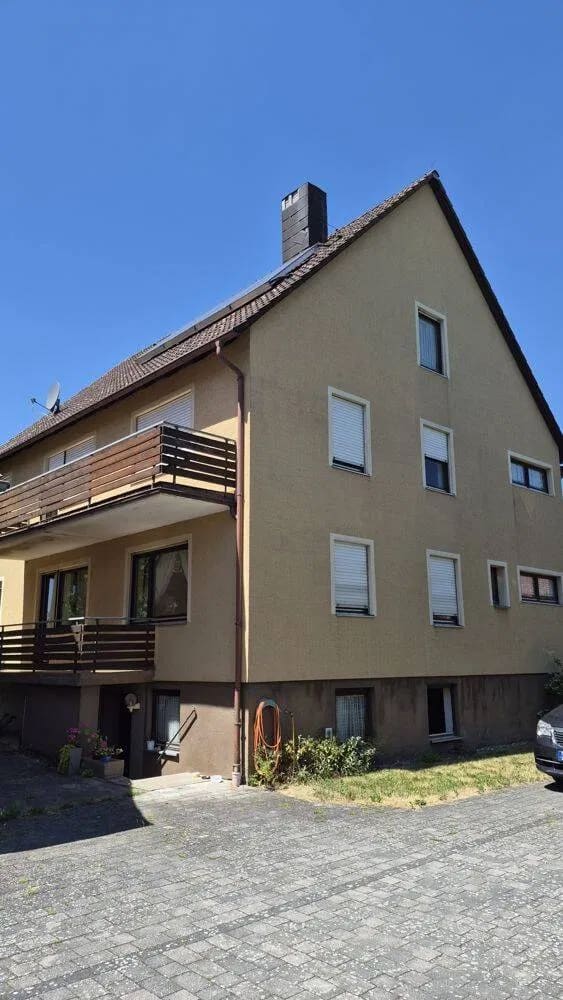 Immobilie in Schnelldorf - ***Resthofstelle mit Zweifamilienhaus, Scheune und Doppelgarage auf großzügigem Grundstück*** - Bild 1