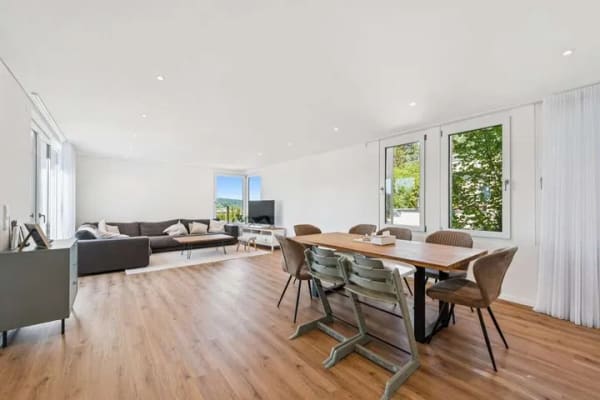 Immobilie in Küssaberg - Traumhafte Terrassenwohnung mit Panoramablick, XXL-Terrasse und hochwertiger Sanierung - Bild 3
